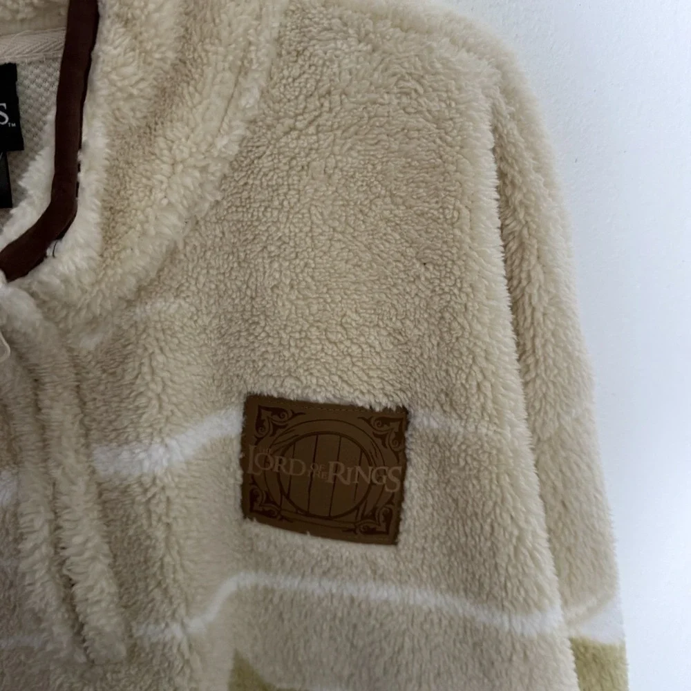 New Boxlunch Lord Of The Rings Scenic Sherpa 1/4 Zip Mountains Men's 2X